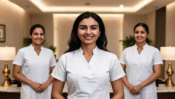 Certified massage therapist team at Massage Republic Hyderabad